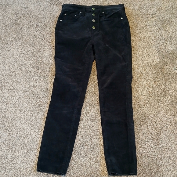 Rag & Bone High-Rise Ankle Skinny Distressed Corduroy Pants Women's Size 26 - Picture 1 of 5